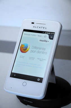 Alcatel One Touch Fire blanco